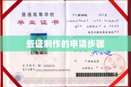 新源签证制作的申请步骤